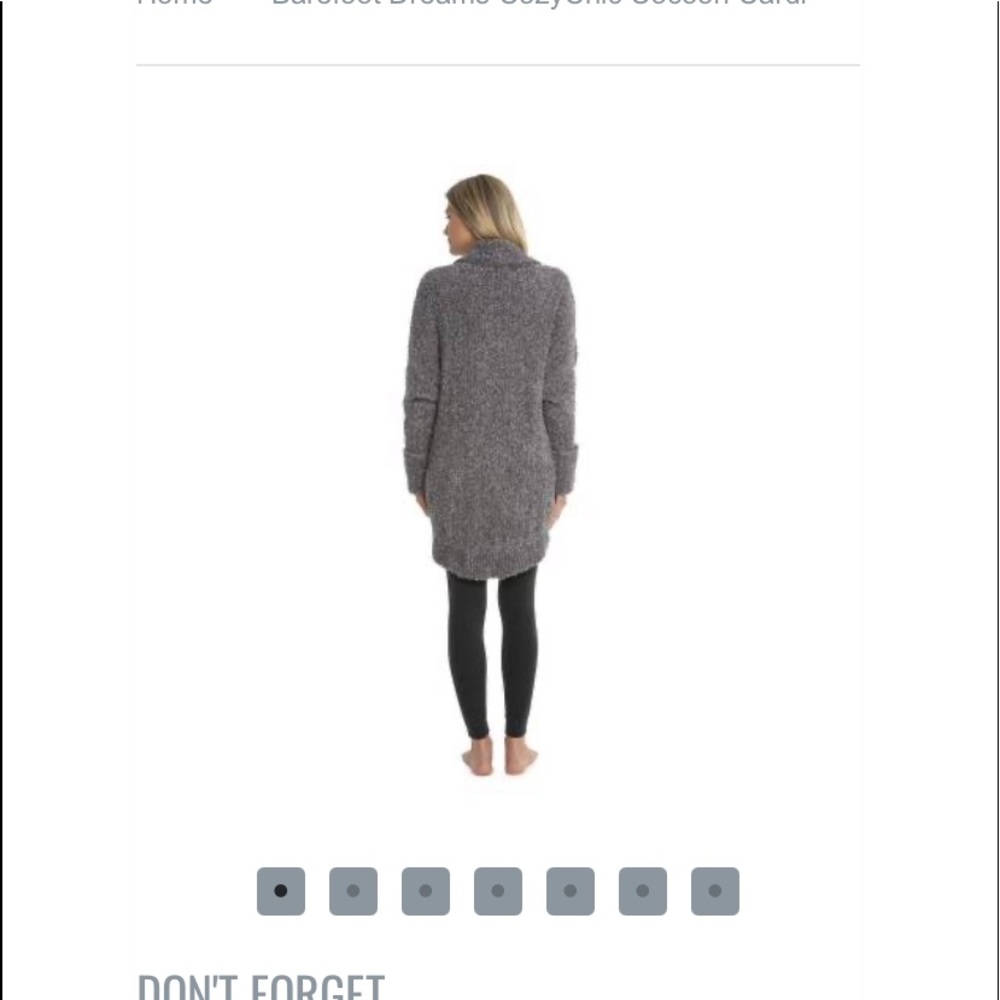 Barefoot dreams cardigan